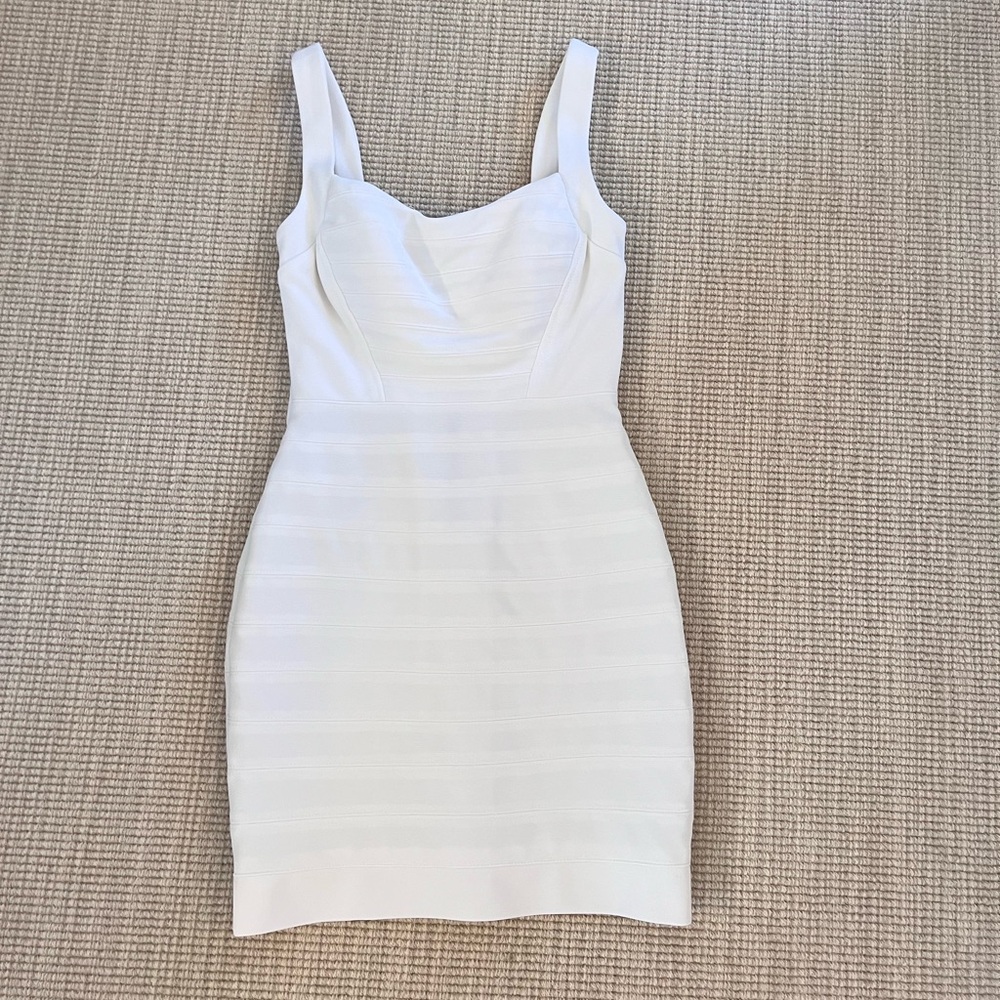 White mini dress size S